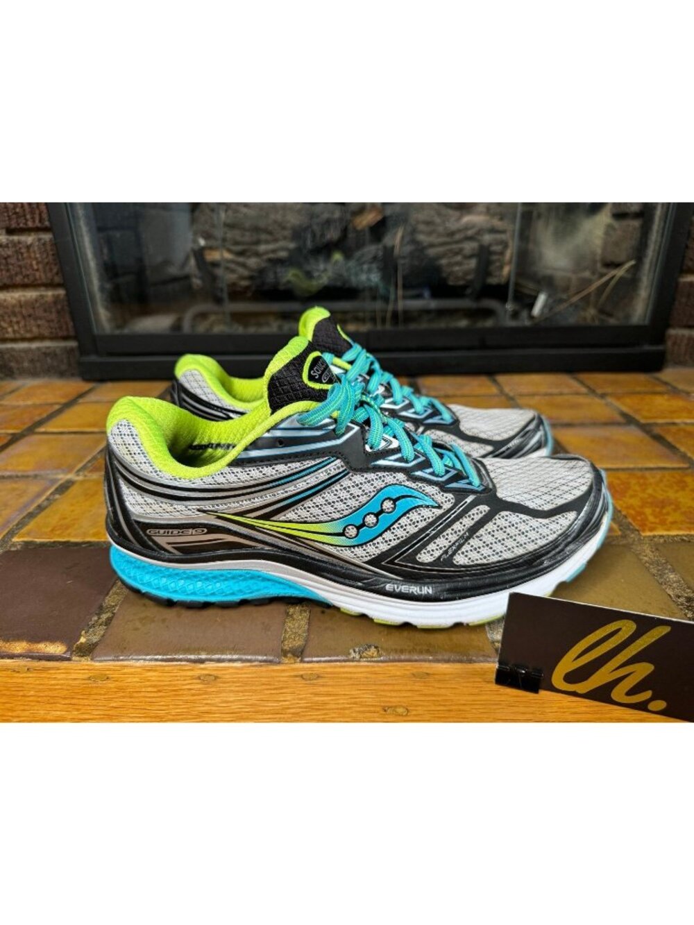 Women’s 10 Saucony Everun Guide 9 Greg Blue Athletic Running Shoes S10295-1